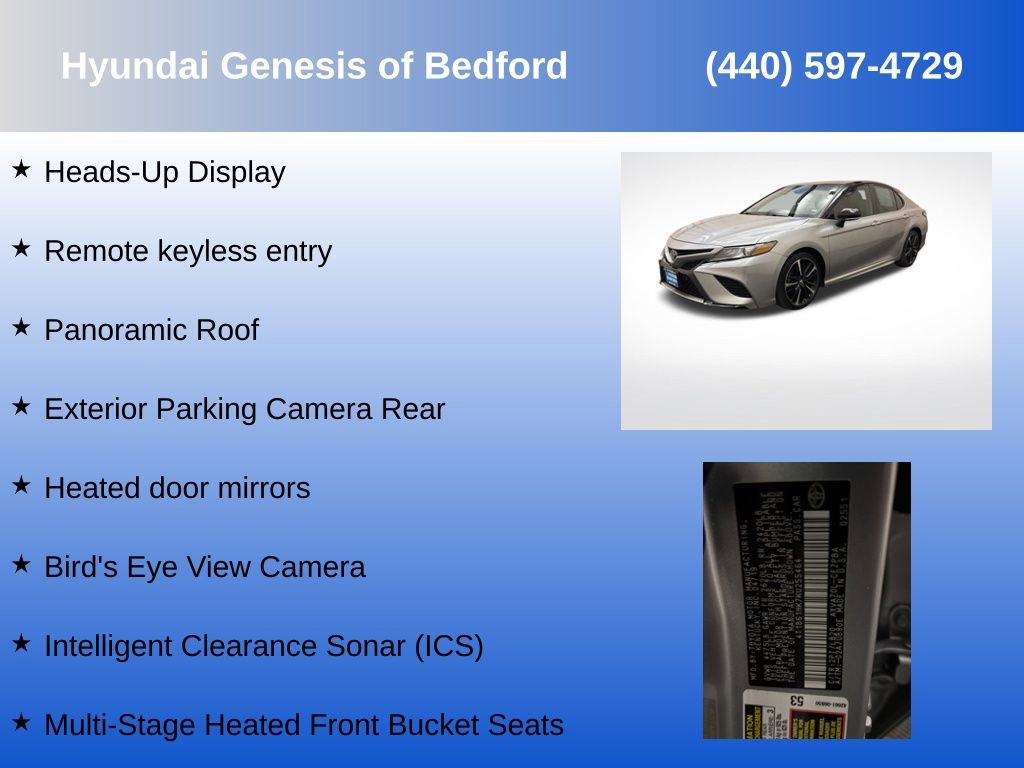 Used 2019 Toyota Camry XSE w/ Driver Assist Package image 14