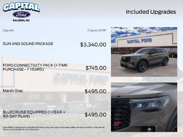 New 2026 Ford Explorer ST w/ Sun And Sound Package AWD/4WD image 5