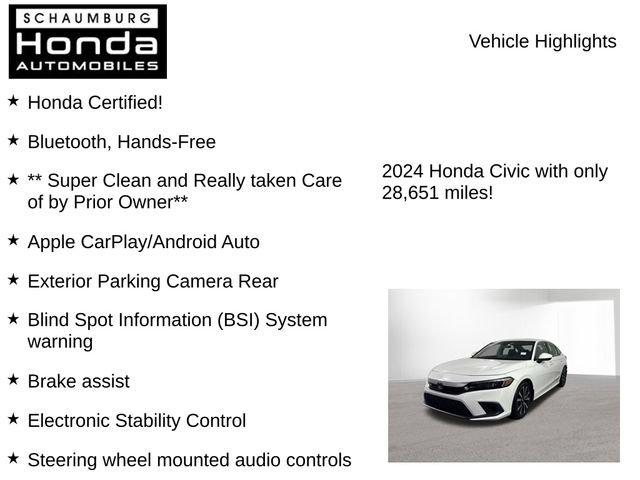 Used 2024 Honda Civic EX image 14