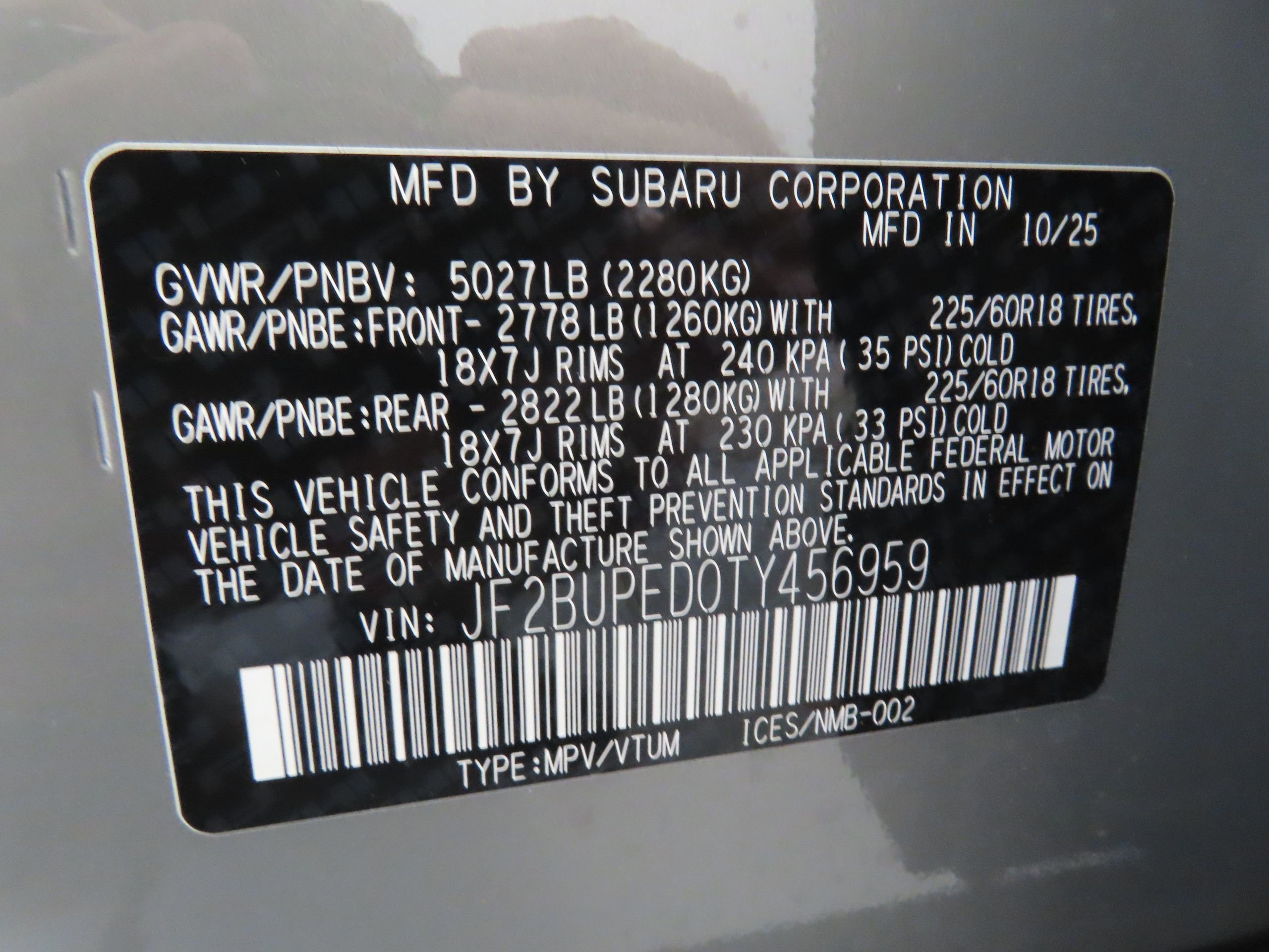 New 2026 Subaru Outback Touring AWD/4WD image 30