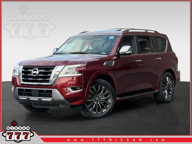 Certified 2023 Nissan Armada Platinum w/ Captain's Chairs Package image 1
