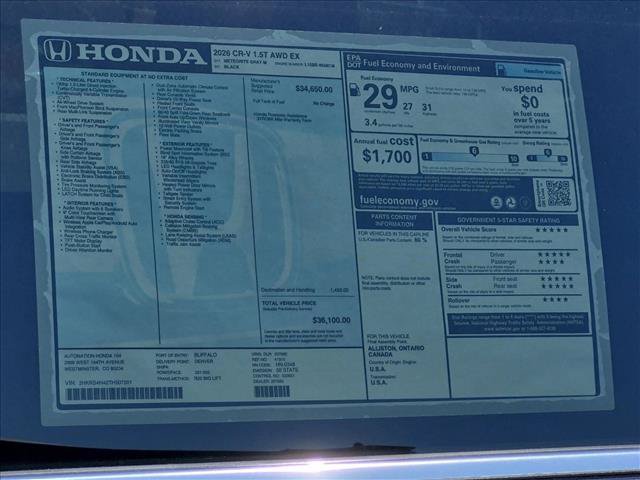New 2026 Honda CR-V EX image 17