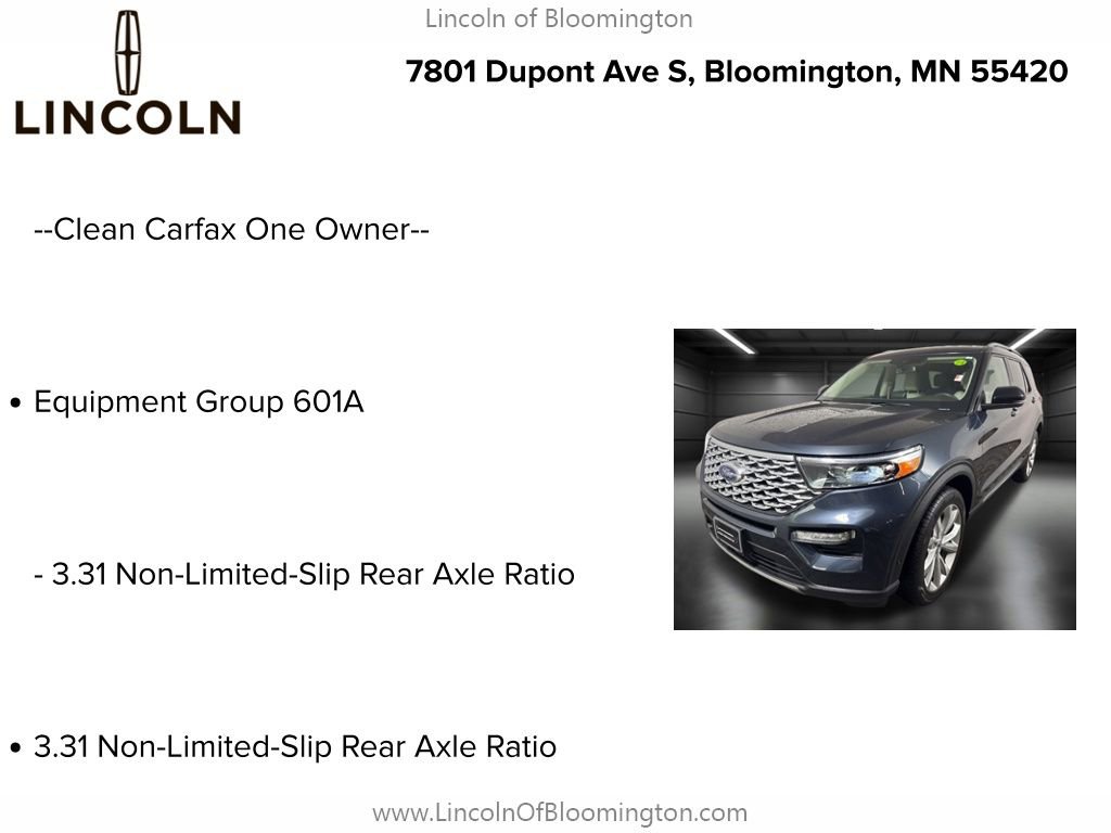 Used 2022 Ford Explorer Platinum w/ Equipment Group 601A image 5