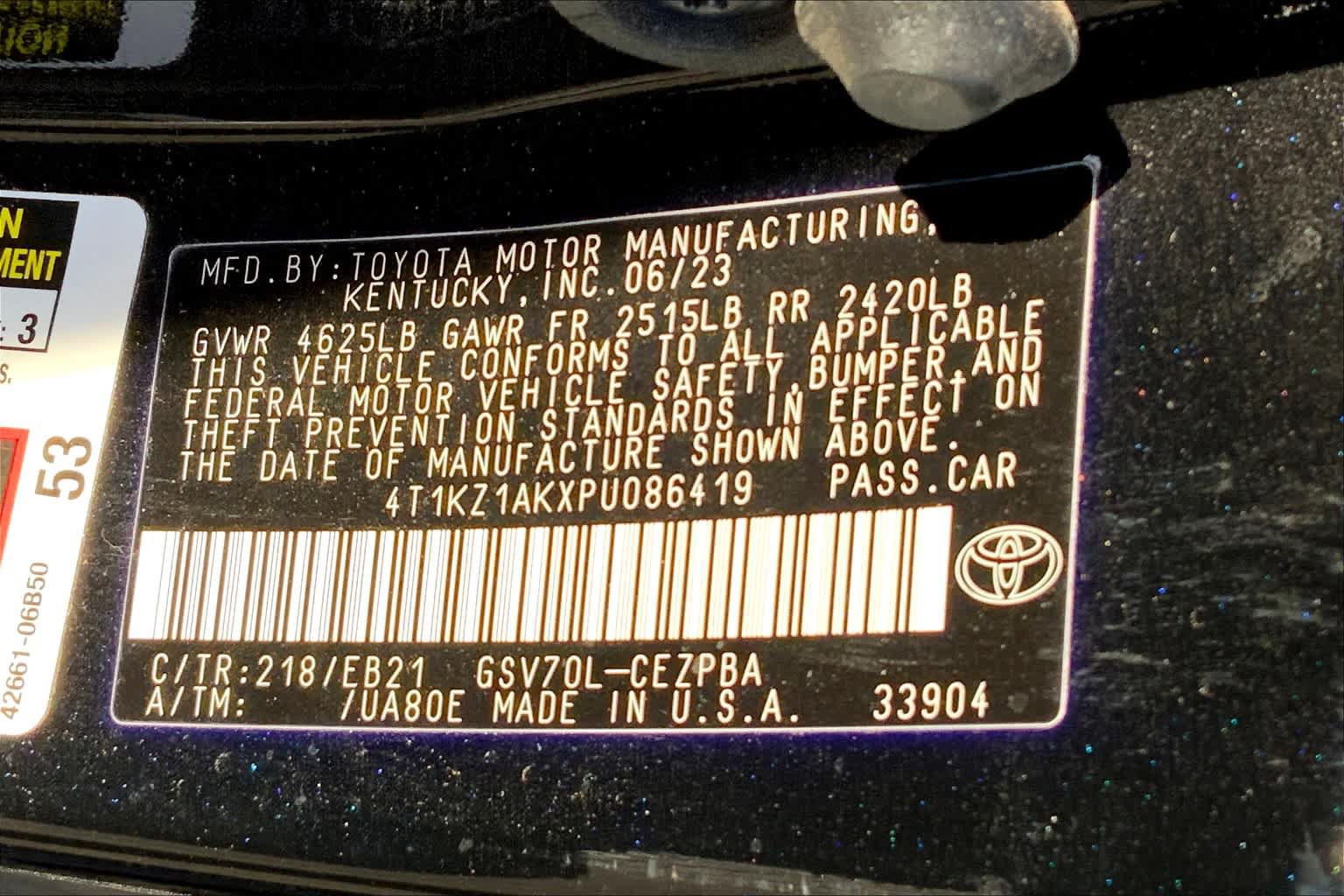 Used 2023 Toyota Camry TRD FWD image 31