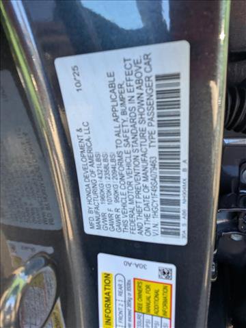 New 2025 Honda Accord SE image 18