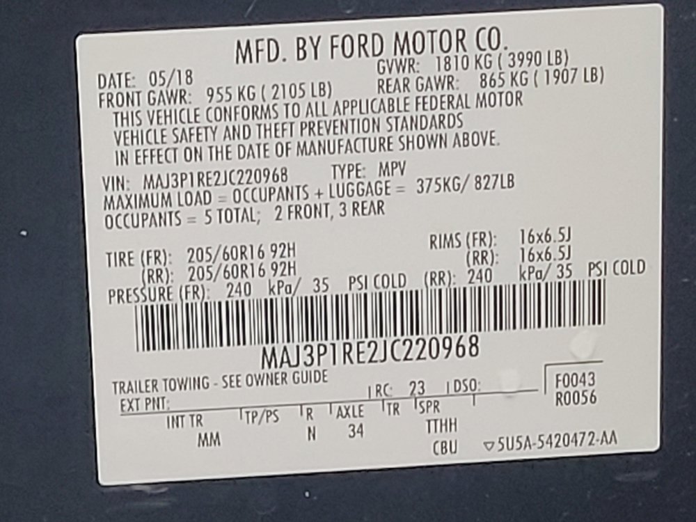 Used 2018 Ford EcoSport S FWD image 33