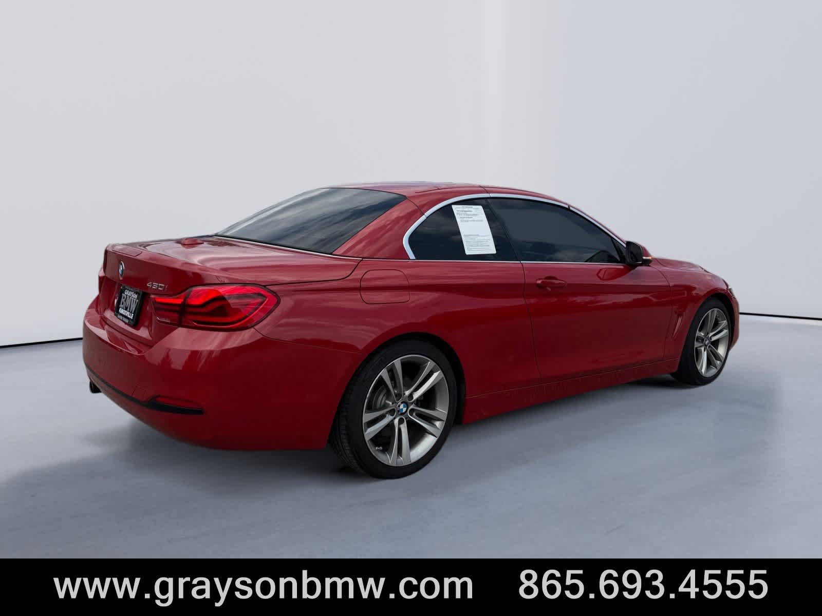 Used 2018 BMW 430i Convertible RWD image 3