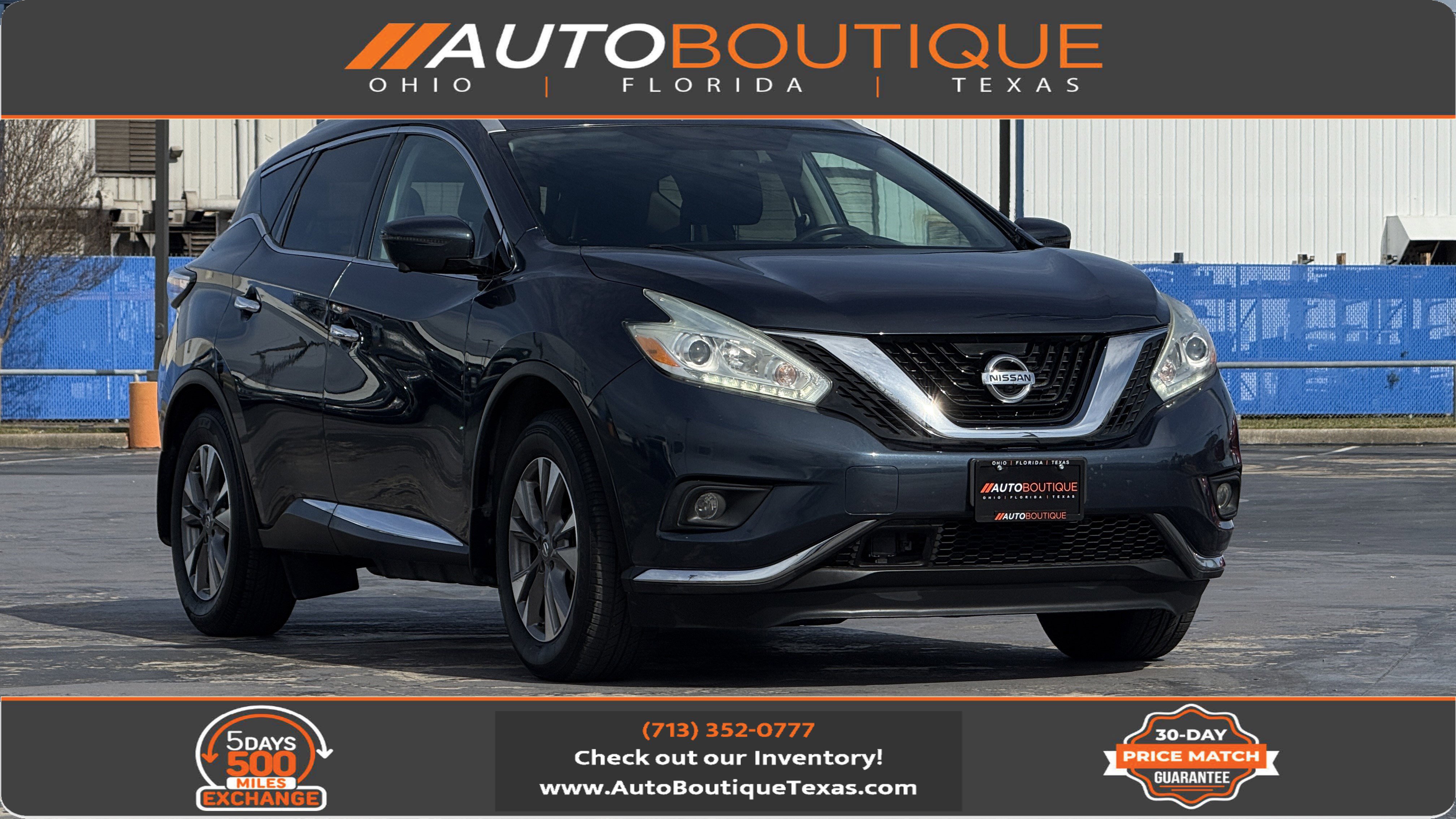 Used 2017 Nissan Murano SL w/ SL Technology Package