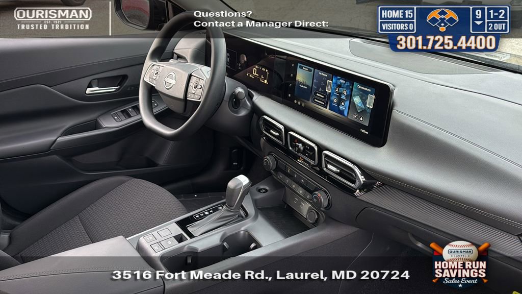 New 2026 Nissan Sentra S w/ Floor Mat Package FWD image 5