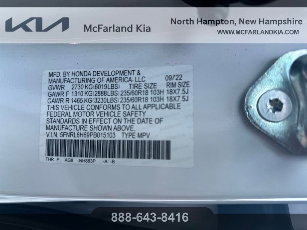 Used 2023 Honda Odyssey EX-L image 27