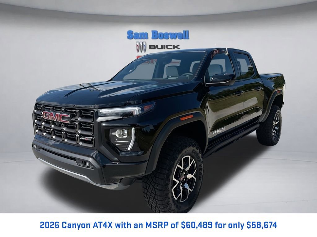 New 2026 GMC Canyon AT4X