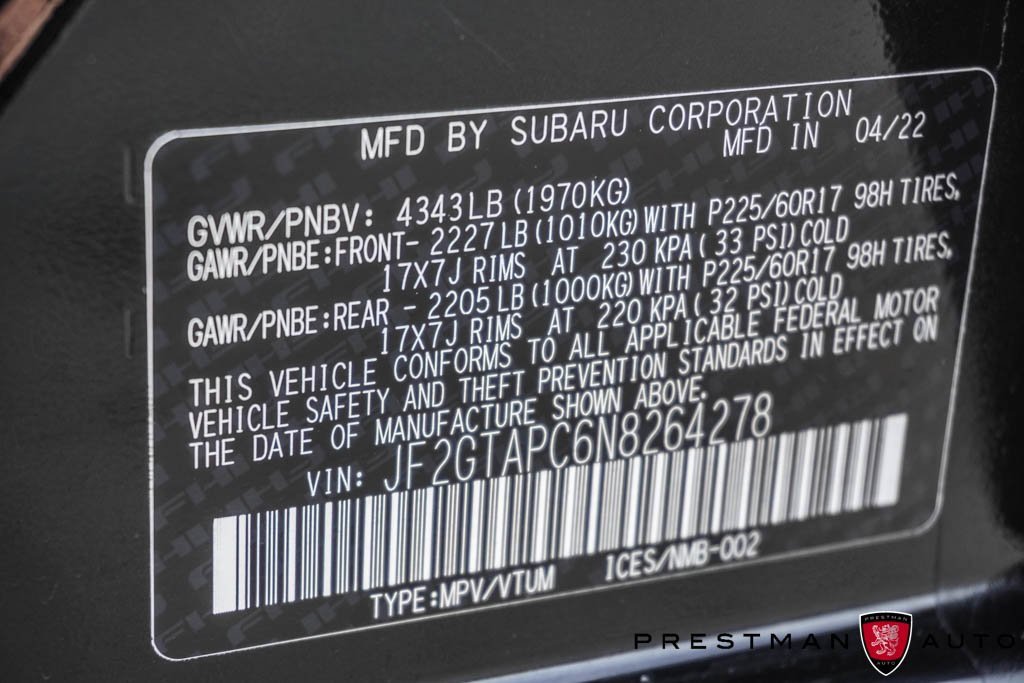 Used 2022 Subaru Crosstrek 2.0i Premium w/ Popular Package #3 image 21