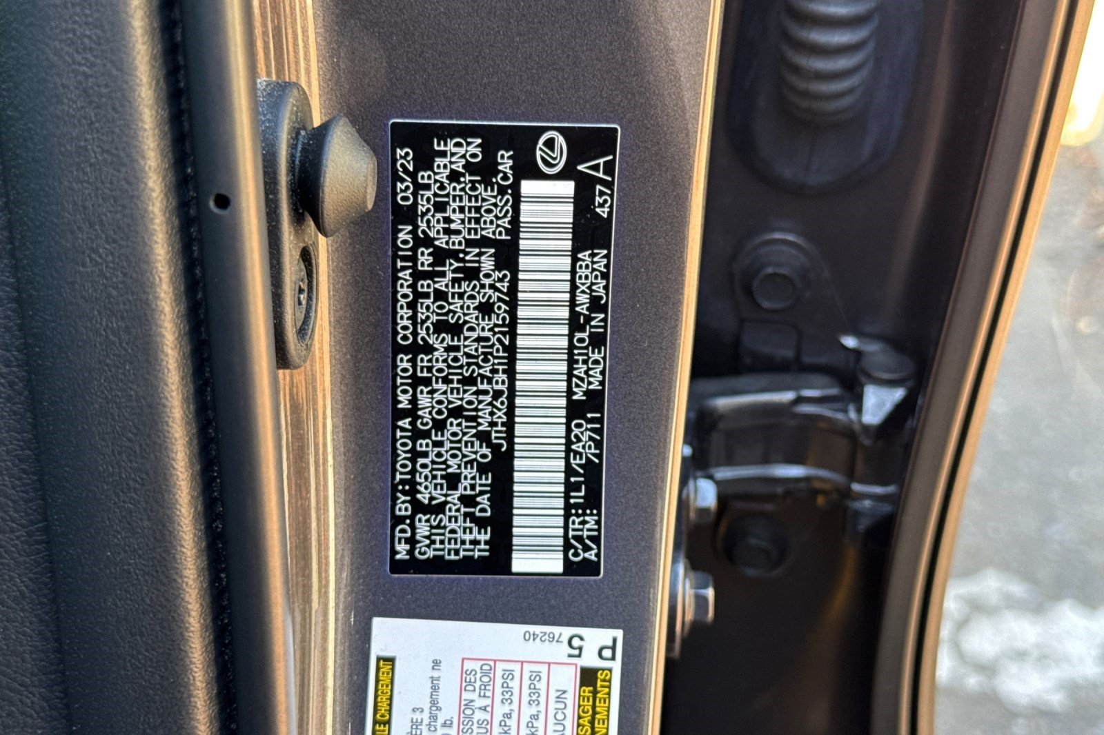 Certified 2023 Lexus UX 250h FWD w/ Accessory Package (Z2) image 40