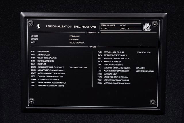 Used 2025 Ferrari 296 GTB RWD image 59