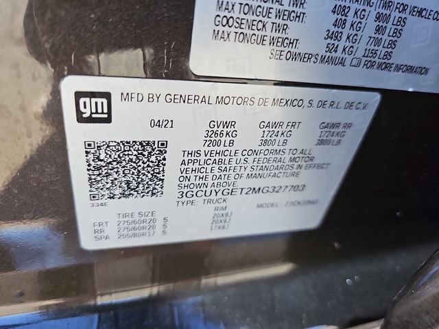 Used 2021 Chevrolet Silverado 1500 LTZ w/ LTZ Premium Package image 35