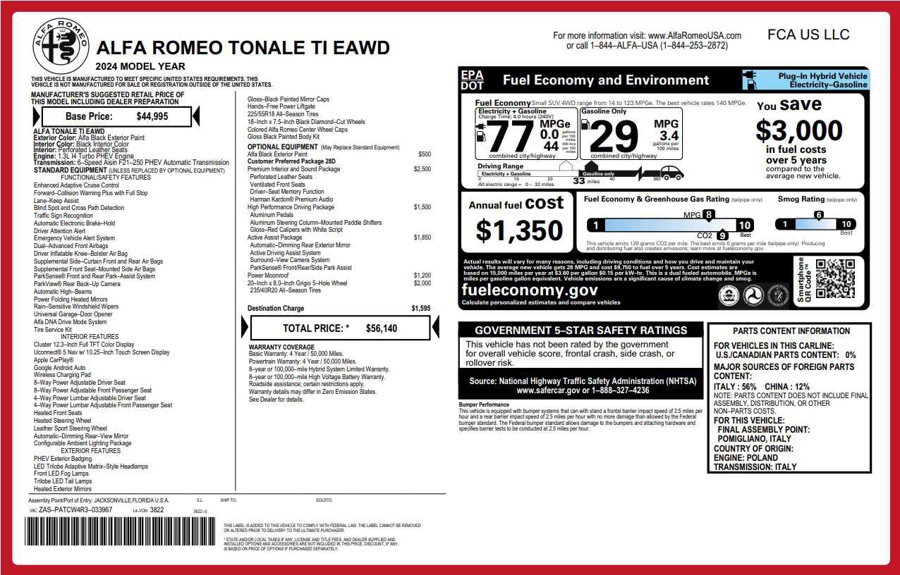 Used 2024 Alfa Romeo Tonale Ti image 2