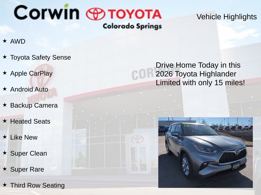 Used 2026 Toyota Highlander Limited image 7