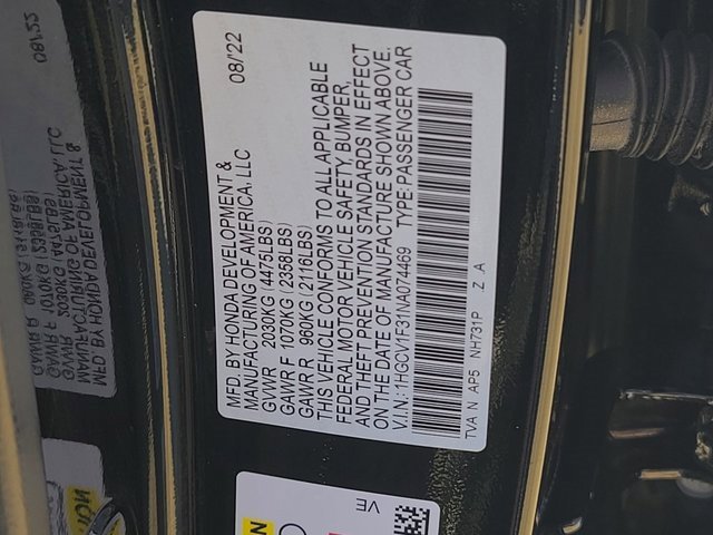 Used 2022 Honda Accord Sport image 29
