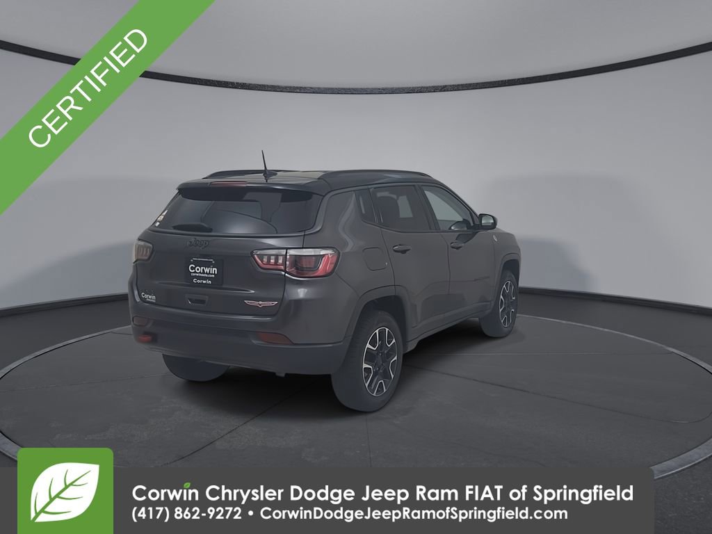 Certified 2020 Jeep Compass Trailhawk w/ Cold Weather Group image 14