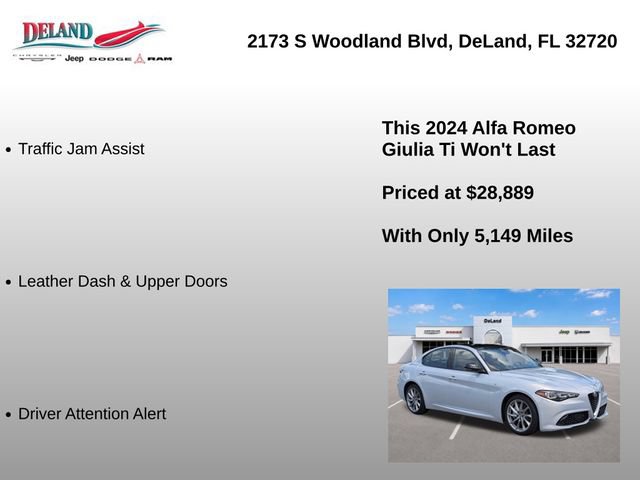 Used 2024 Alfa Romeo Giulia Ti RWD image 30