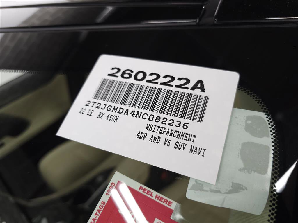 Used 2022 Lexus RX 450h AWD w/ Luxury Package image 36