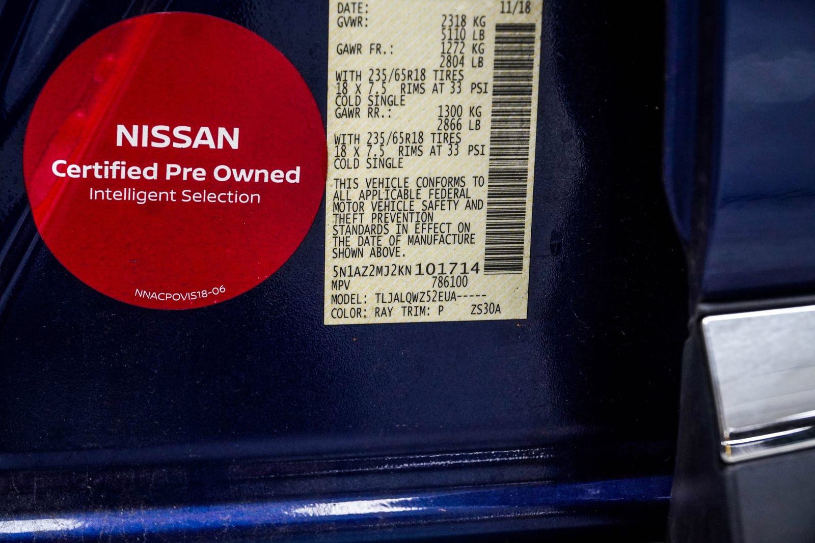 Used 2019 Nissan Murano SV w/ Cargo Package FWD image 43