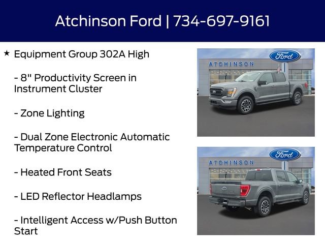 Certified 2023 Ford F150 XLT w/ Equipment Group 302A High image 16
