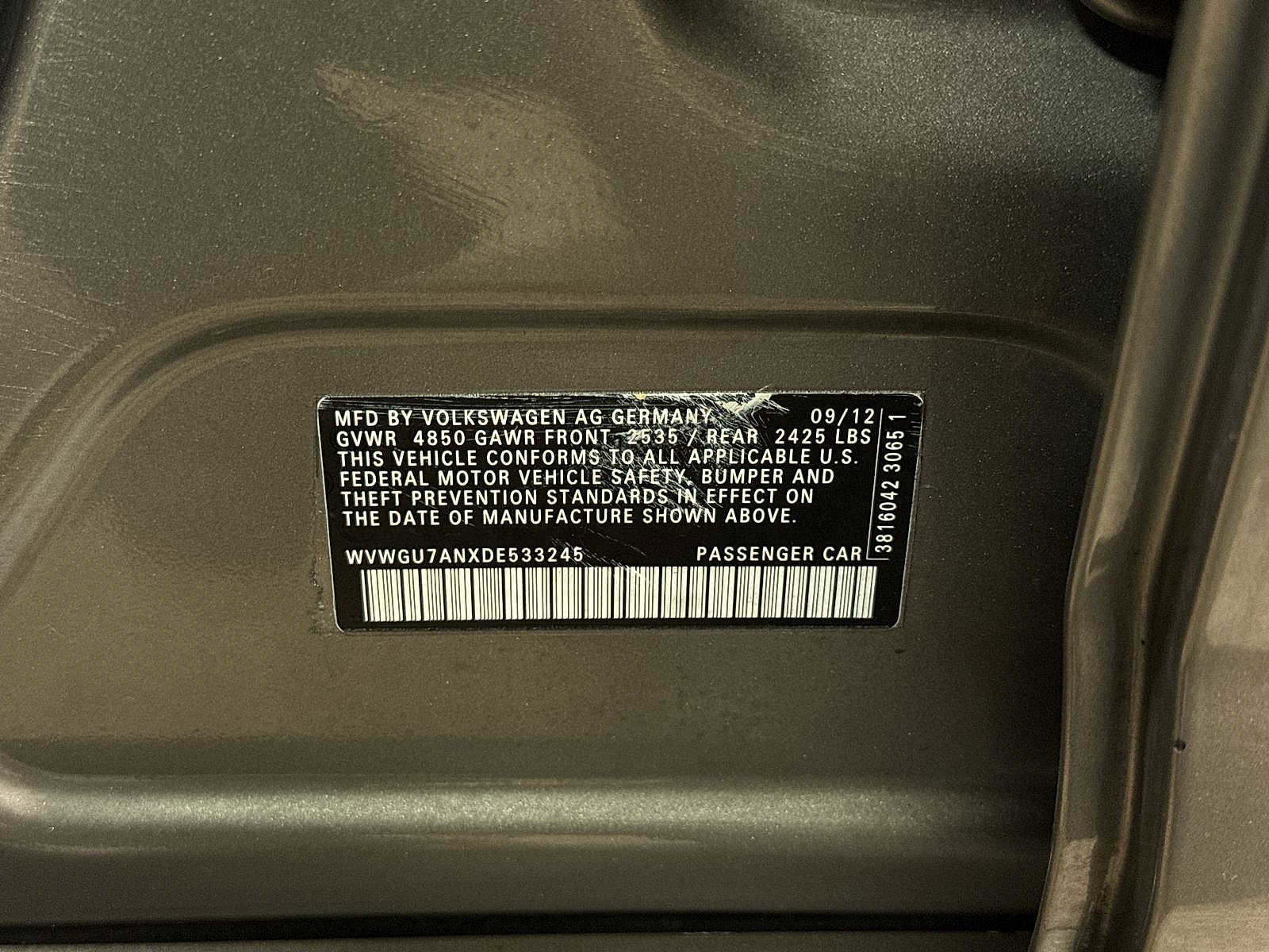 Used 2013 Volkswagen CC Executive image 14