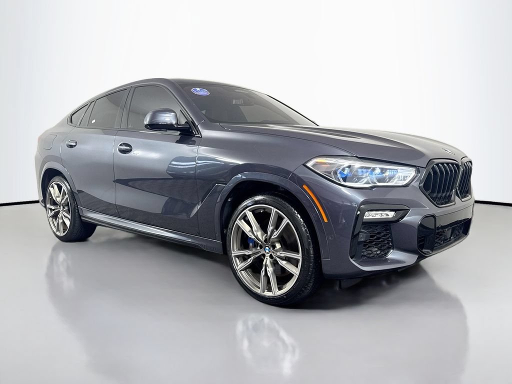 Used 2021 BMW X6 M50i w/ Executive Package AWD/4WD image 3