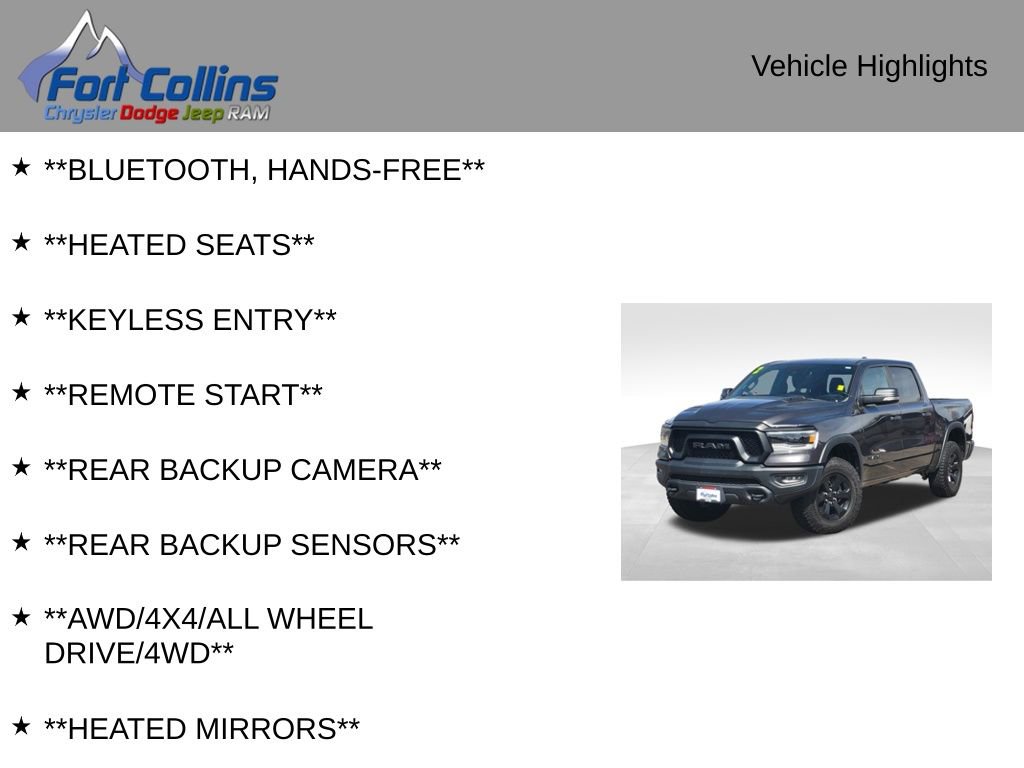 Used 2022 RAM 1500 Rebel w/ Night Edition image 4