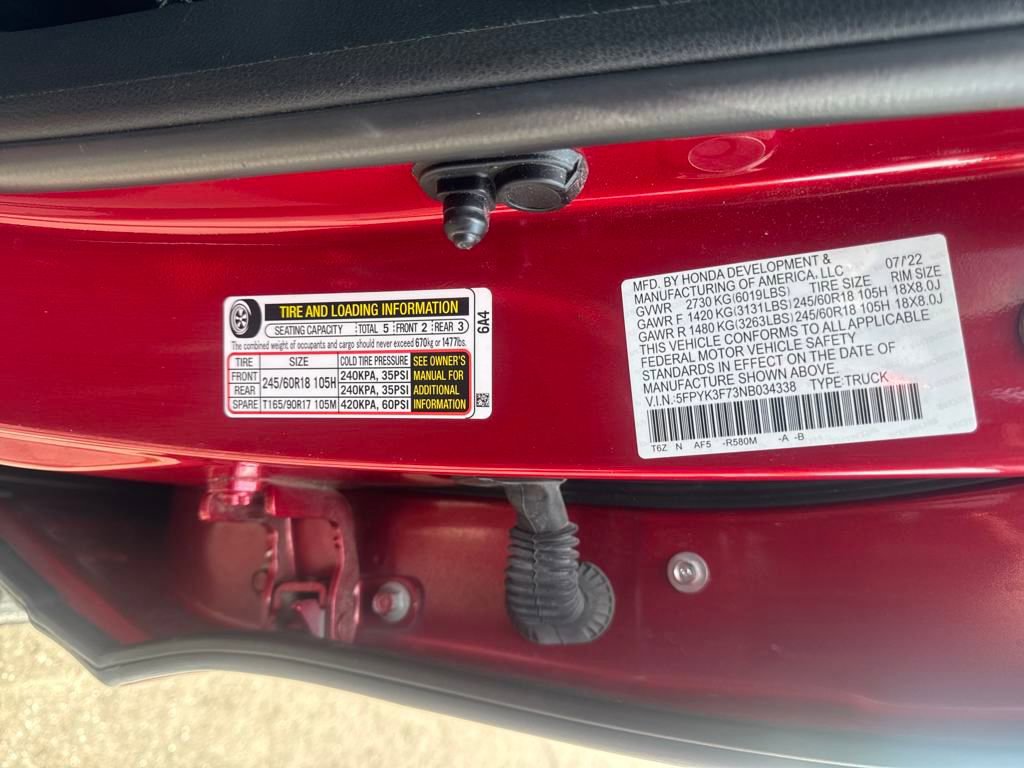 Used 2022 Honda Ridgeline RTL-E image 28