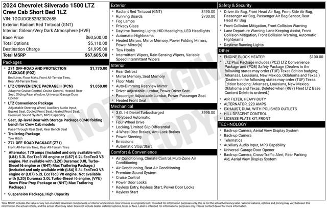 Used 2024 Chevrolet Silverado 1500 LTZ image 3