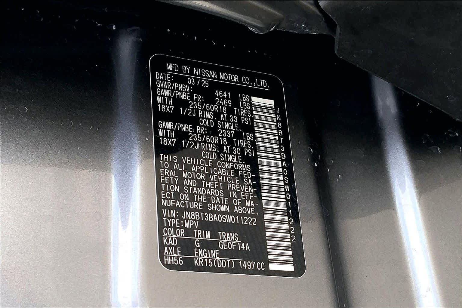 Used 2025 Nissan Rogue SV image 35