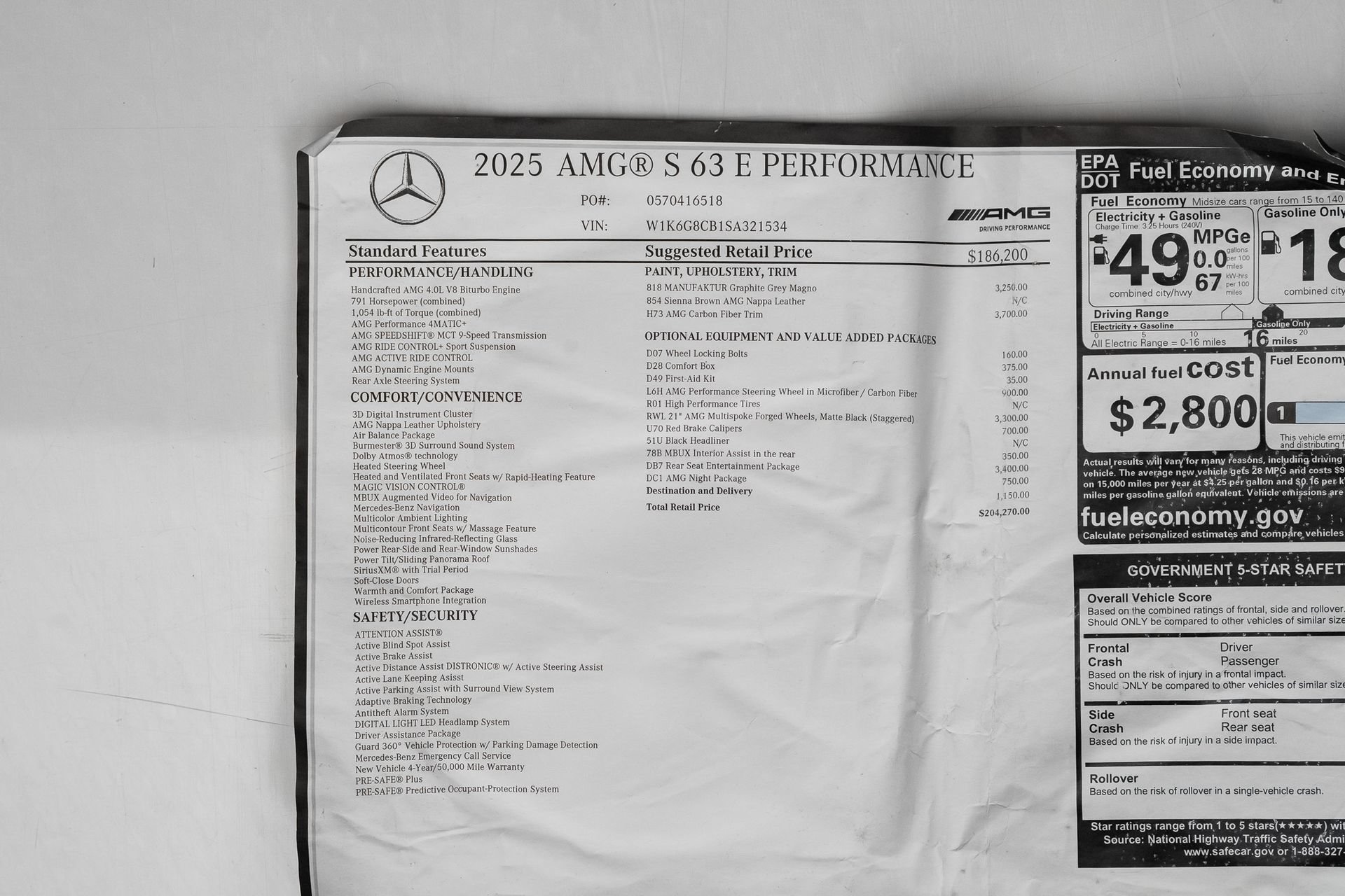 Used 2025 Mercedes-Benz S 63 AMG S image 86