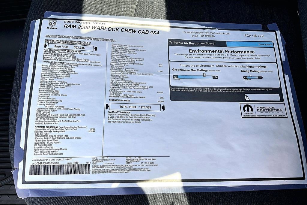 New 2026 RAM 2500 Tradesman image 34