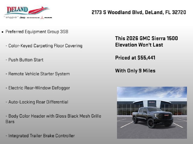 New 2026 GMC Sierra 1500 Elevation w/ Preferred Package AWD/4WD image 15