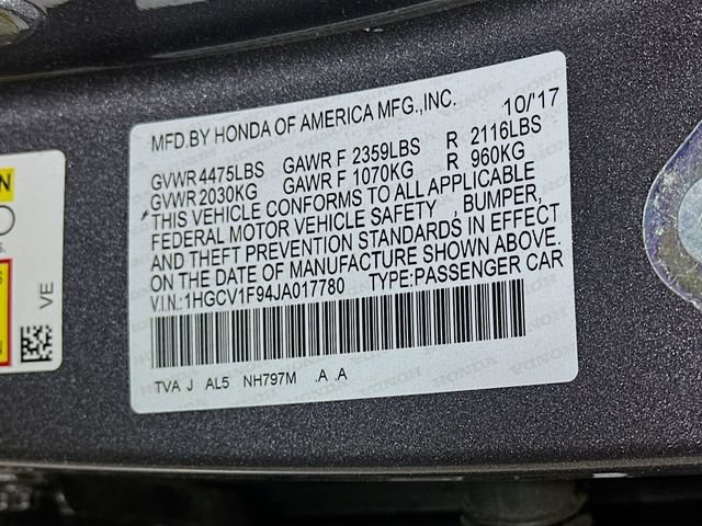 Certified 2018 Honda Accord Touring image 35