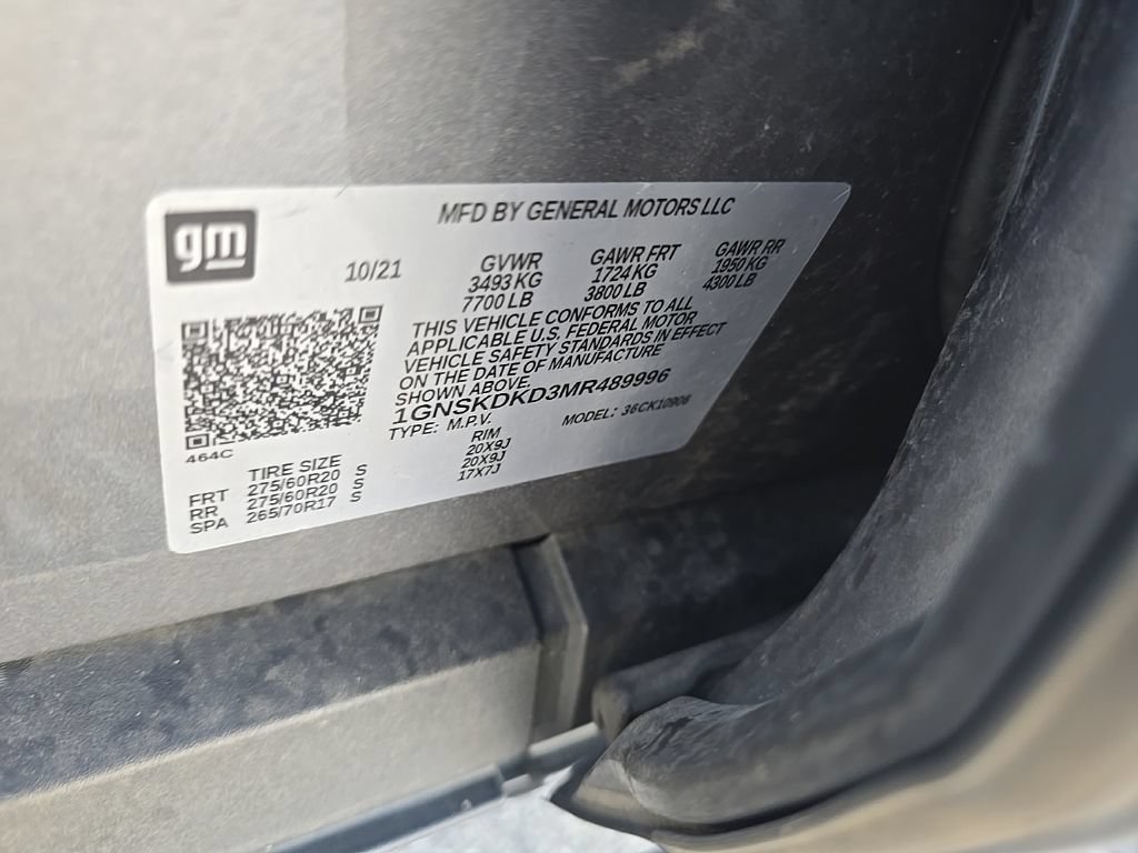Used 2021 Chevrolet Suburban Z71 AWD/4WD image 12