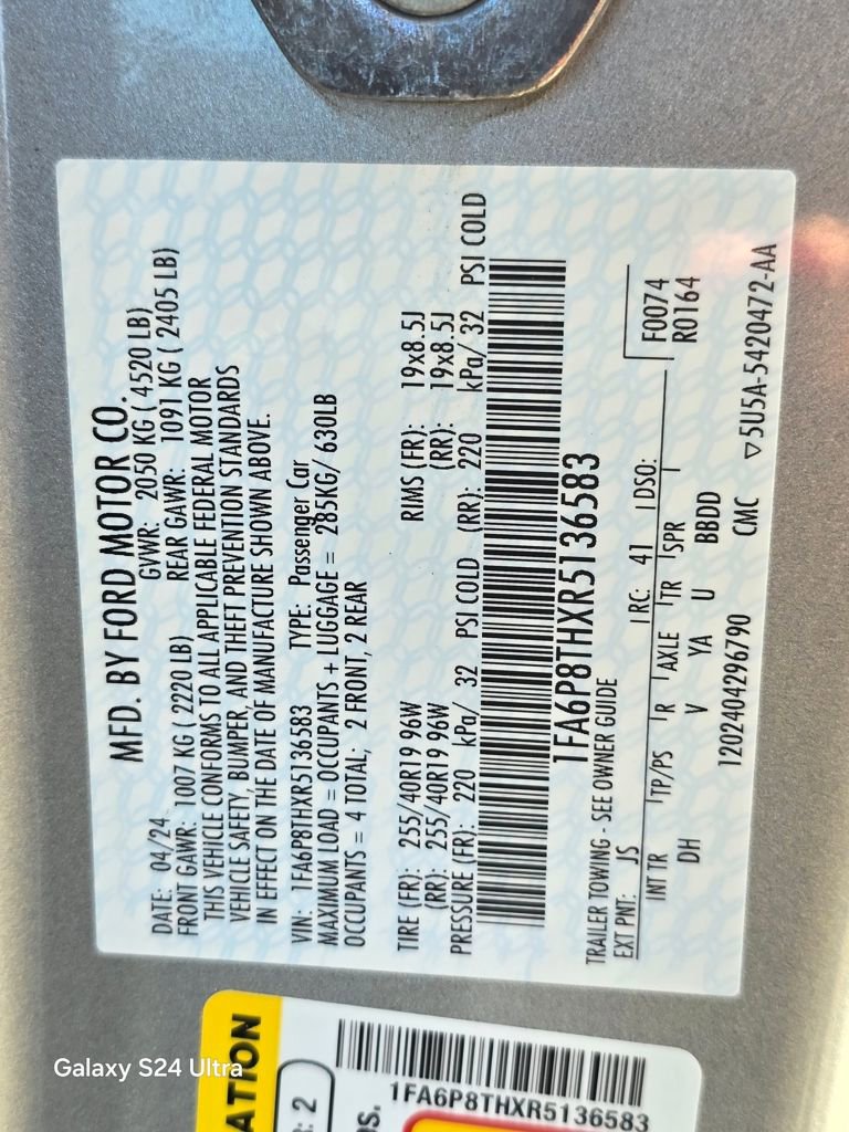 Used 2024 Ford Mustang EcoBoost image 22