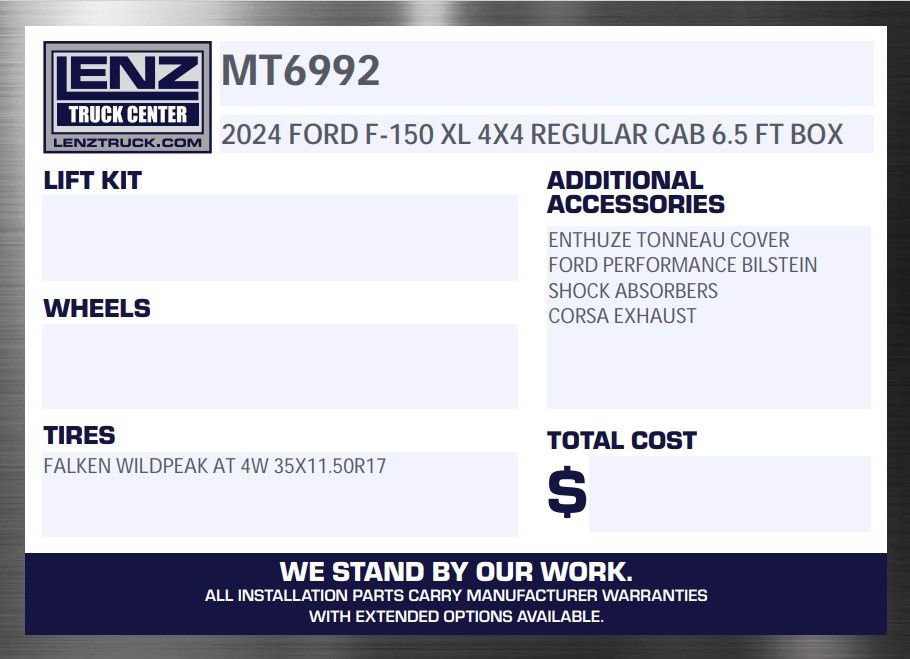 Used 2024 Ford F150 XL w/ Equipment Group 103A High AWD/4WD image 2