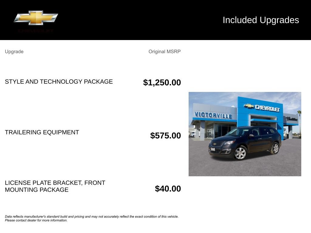 Certified 2017 Chevrolet Traverse LT w/ Style and Technology Package AWD/4WD image 5