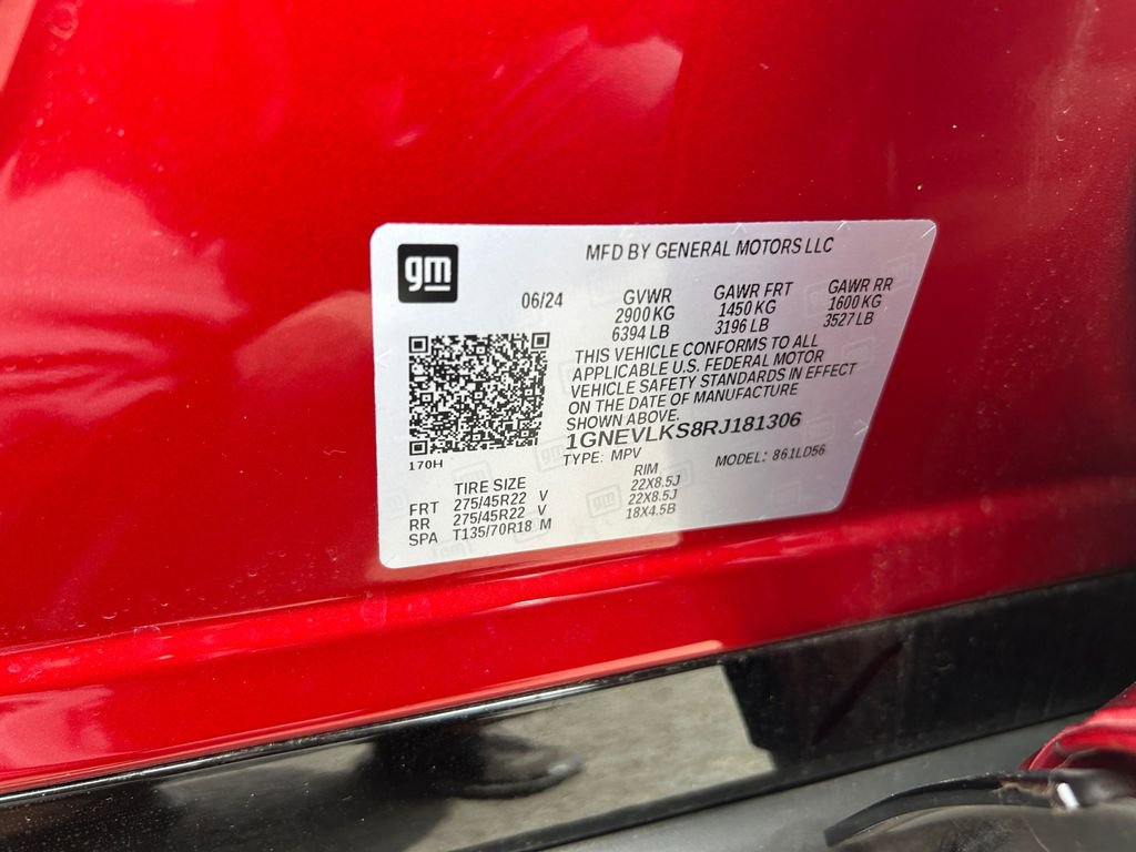 Used 2024 Chevrolet Traverse RS w/ LPO, Floor Liner Package image 34