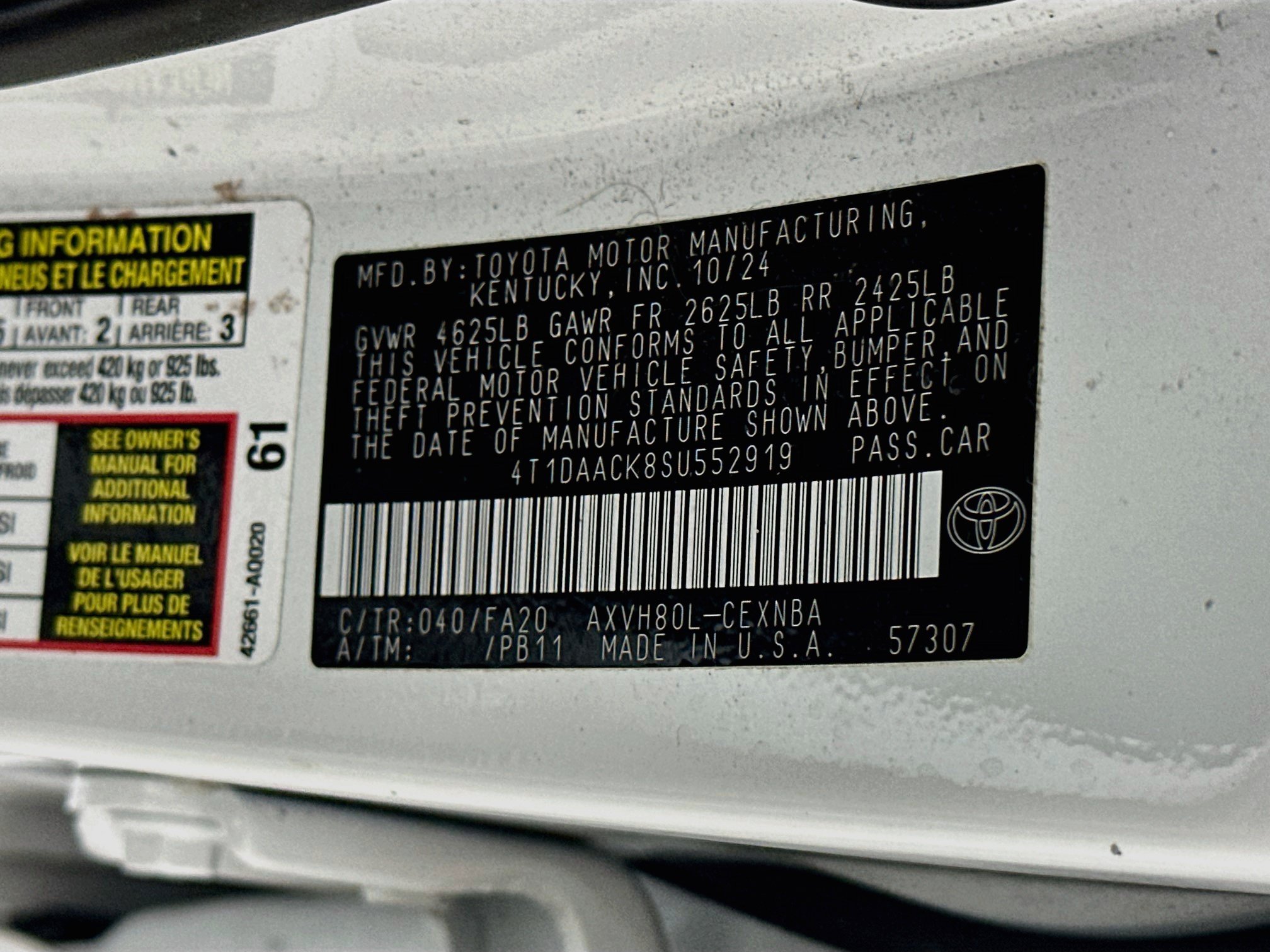 Used 2025 Toyota Camry LE FWD image 12