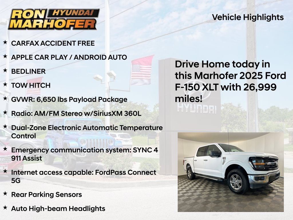 Used 2025 Ford F150 XLT AWD/4WD image 14