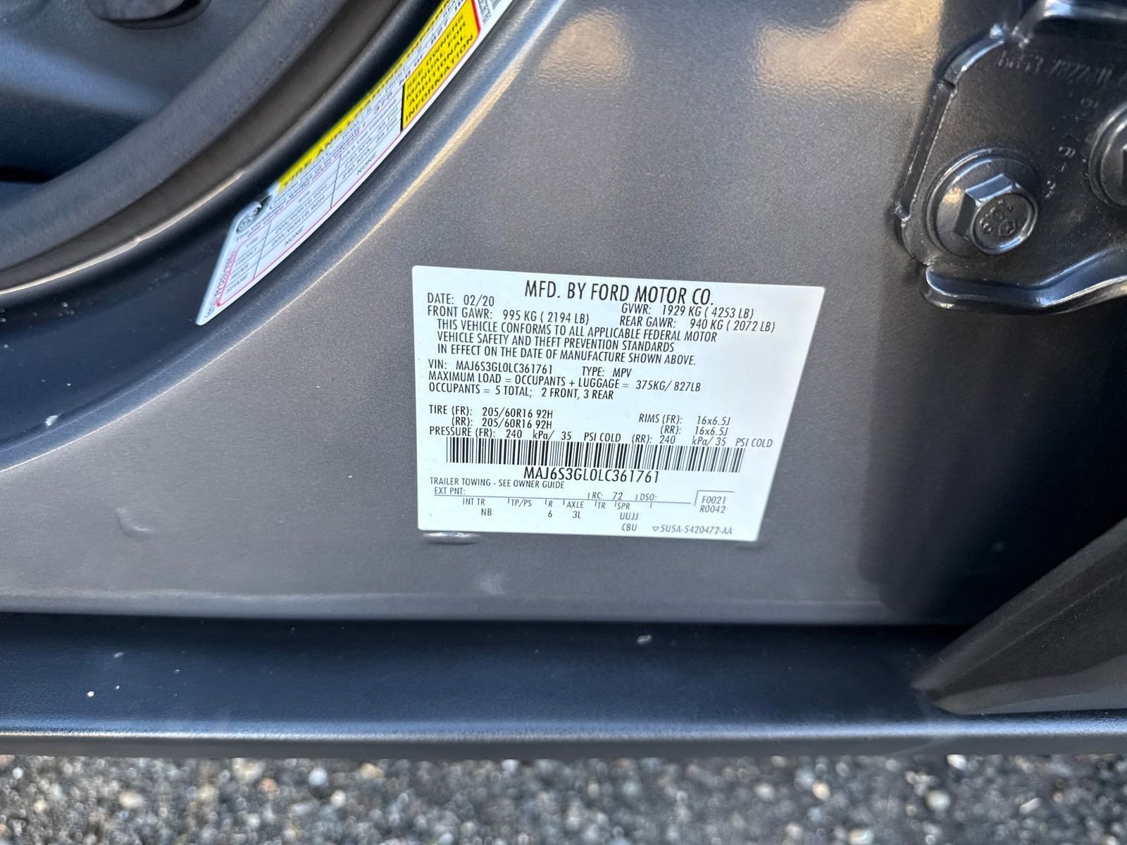 Used 2020 Ford EcoSport SE w/ SE Convenience Package image 30