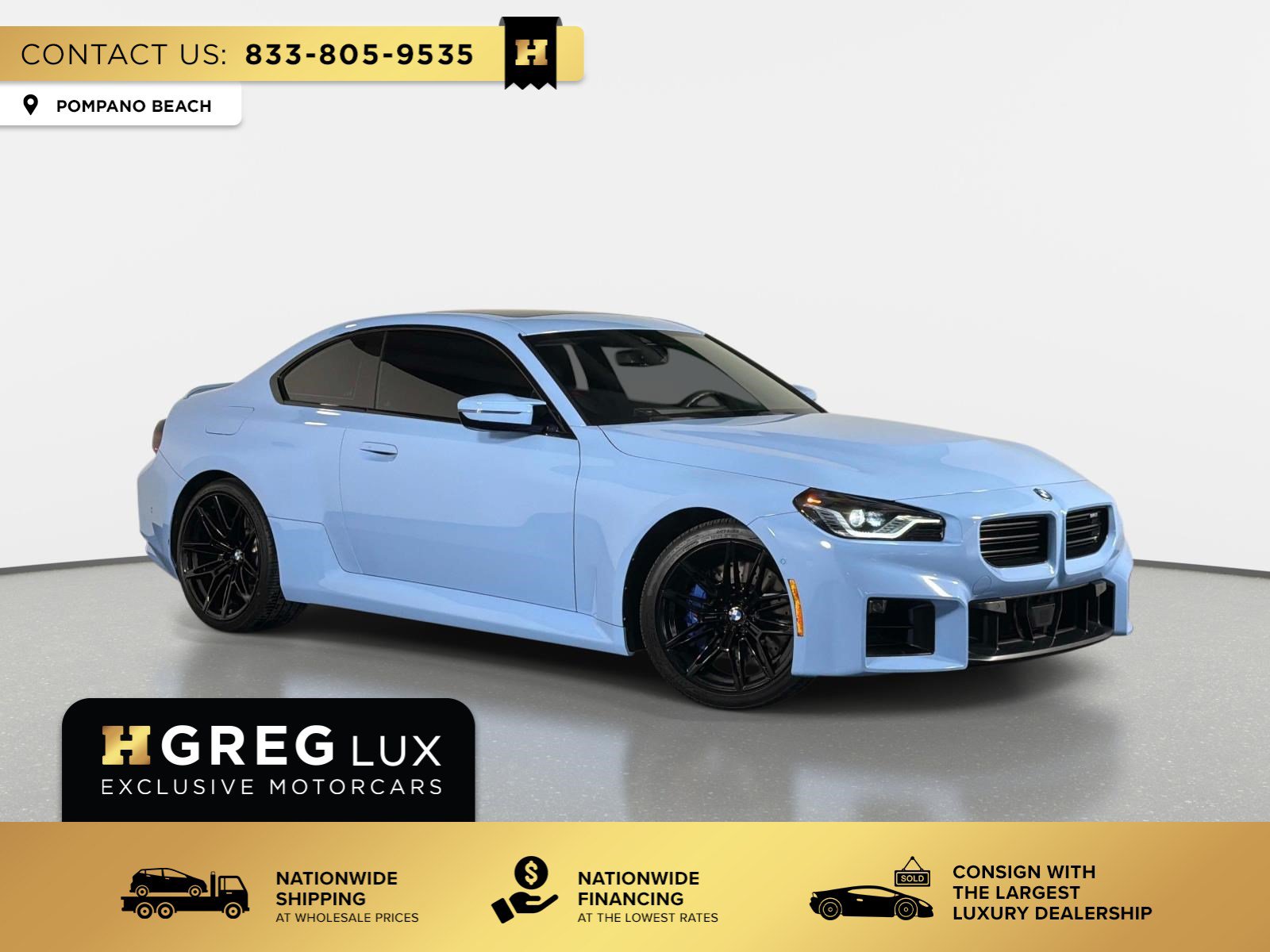 Used 2023 BMW M2 w/ Lighting Package RWD image 1