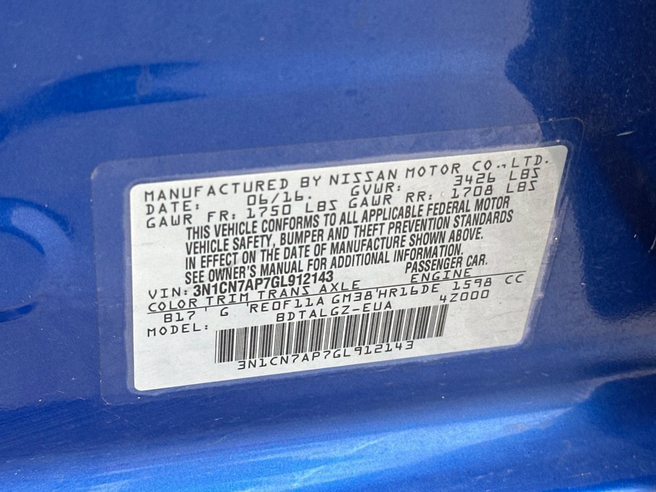 Used 2016 Nissan Versa FWD image 28