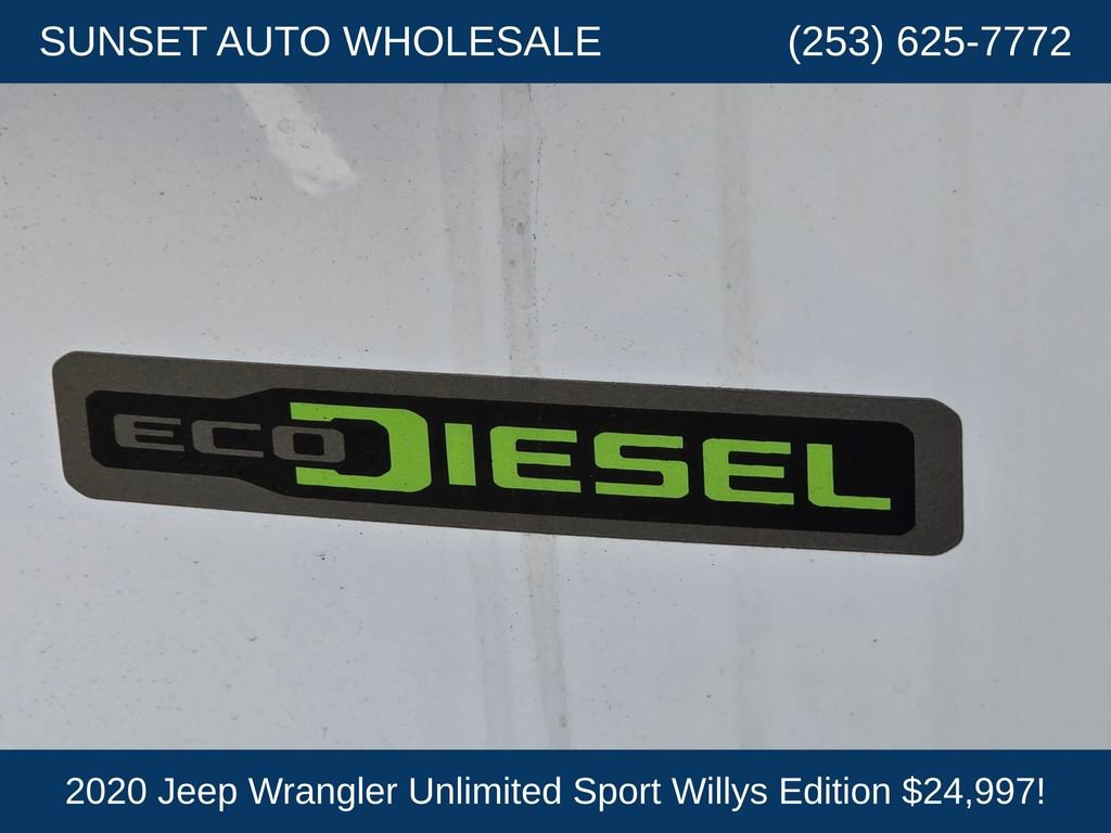 Used 2020 Jeep Wrangler Unlimited Willys image 27