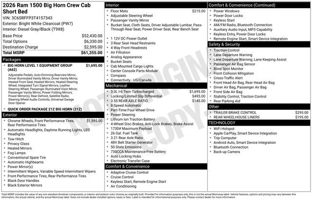 New 2026 RAM 1500 Big Horn image 32