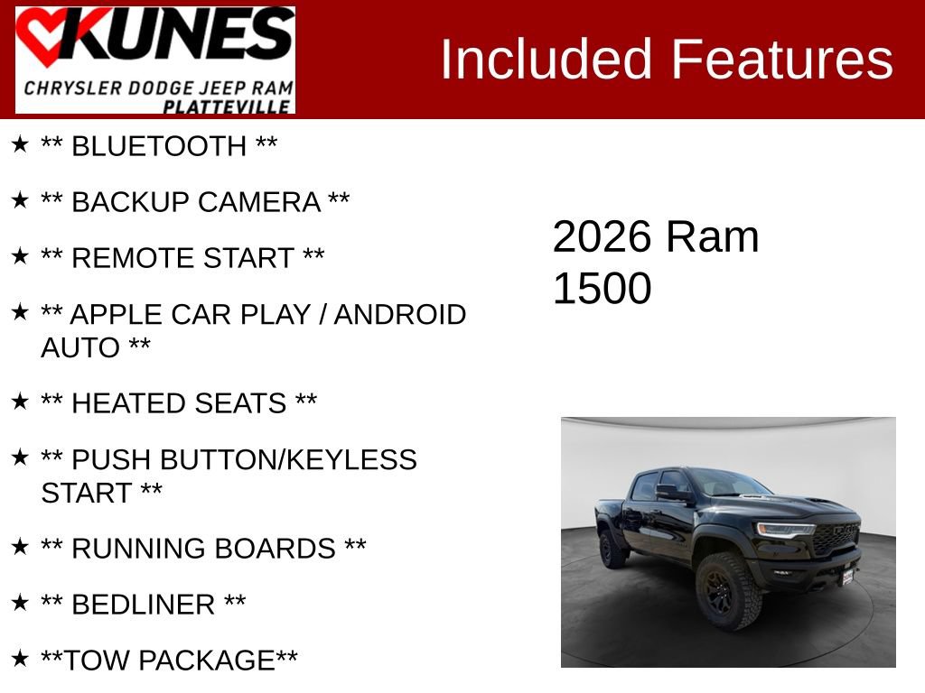 Used 2026 RAM 1500 RHO AWD/4WD image 2